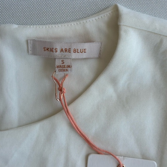 NWT Skies Are Blue Crew Neck Sleeveless Color Block Midi Dress - Picture 3 of 7